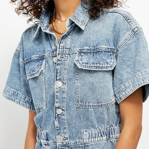 Free People Marci Denim Coveralls - Picture 2 of 4